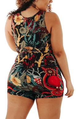 Joey Short In Coral My Name -Yoga Democracy 1303 coral back removebg