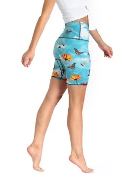 Biker Shorts In Flower Bomb