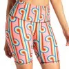 Biker Shorts In Rainbow Chaser