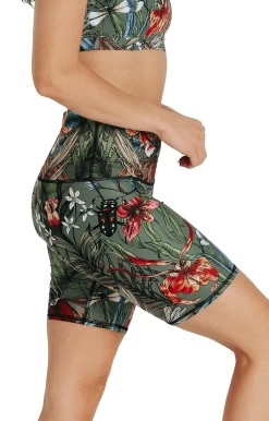 Biker Short In Green Thumb