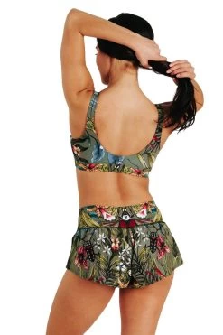 Flow Short In Green Thumb -Yoga Democracy 130576 Green Thumb Flow Short Back 1