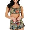 Flow Short In Green Thumb -Yoga Democracy 130576 Green Thumb Flow Short Front 1