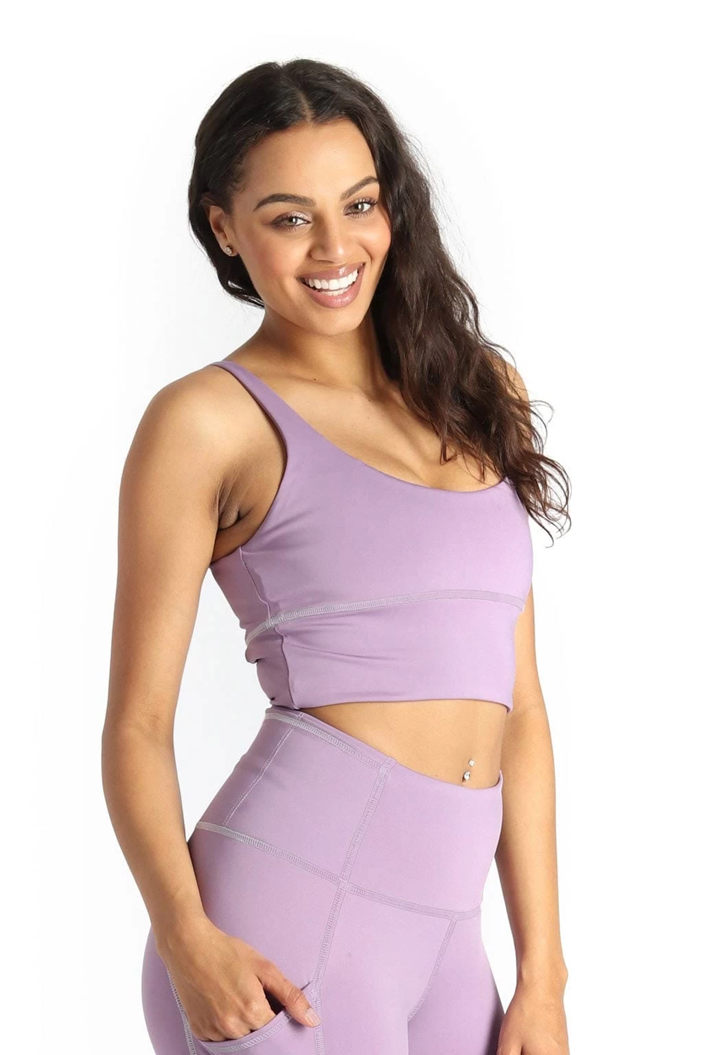 Limitless Sports Bra In Amethyst - Medium Support, A - E Cups