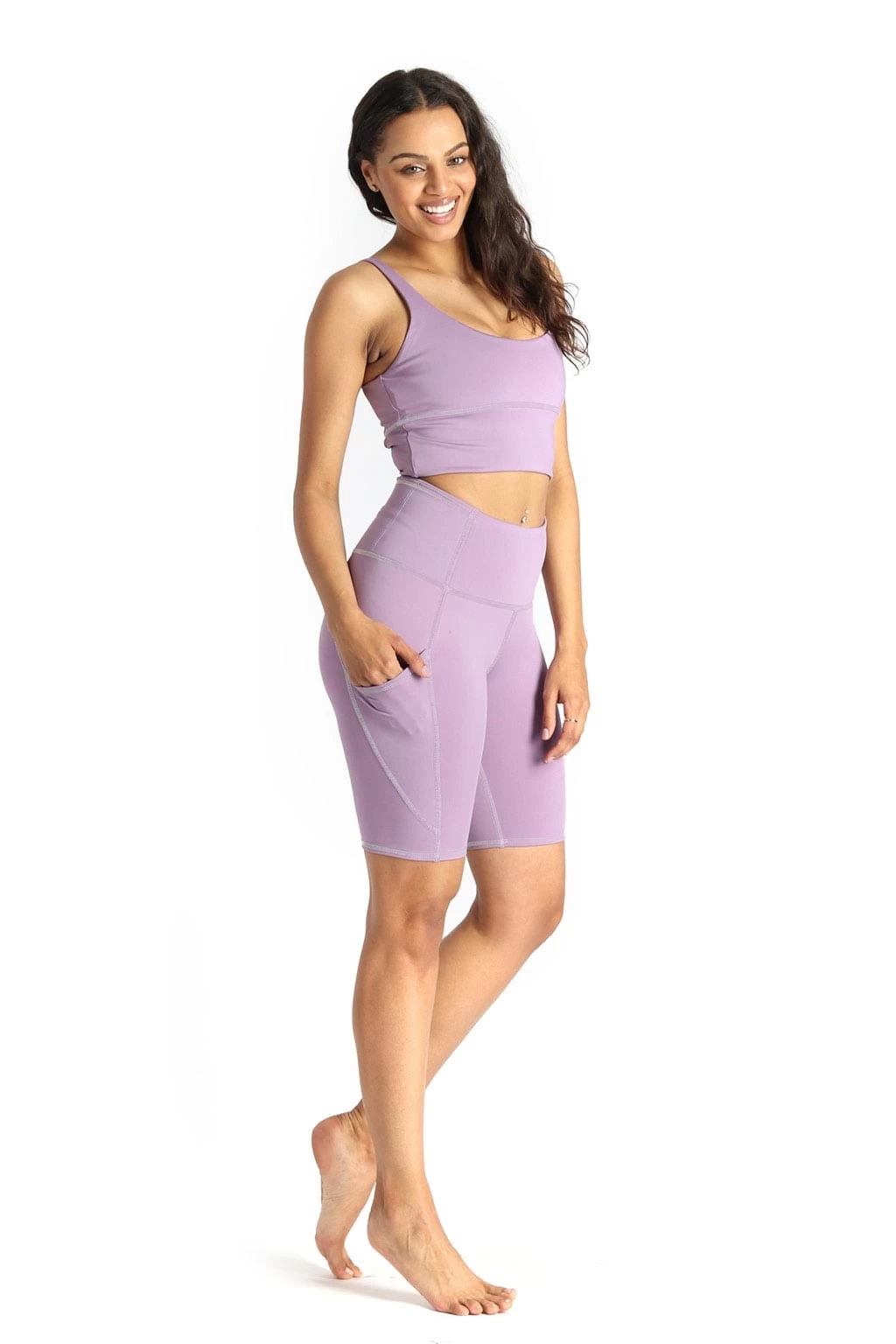 Utility Biker Short In Amethyst 4 Utility Biker Short In Amethyst - Image 2