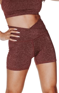 New Products 19 Movement Short In Henna Heather