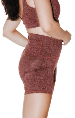 Movement Short In Henna Heather -Yoga Democracy 1307 Henna right removebg