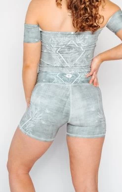 Movement Short In Pure Sage -Yoga Democracy 1307 PureSage Back