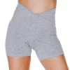 Movement Short In Silver Heather -Yoga Democracy 1307 SIlverHeather Front removebg