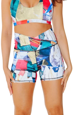 Movement Short In Tibet Flag 8 Movement Short In Tibet Flag -Yoga Democracy 1307 TibetFlag Front removebg