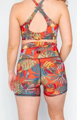 Movement Short In Tropical Paradise 11 Movement Short In Tropical Paradise -Yoga Democracy 1307 TropicalParadise Back