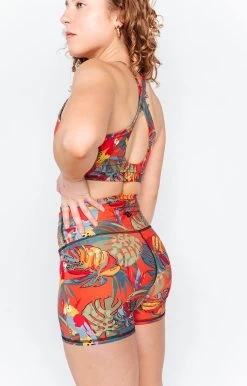 Movement Short In Tropical Paradise 9 Movement Short In Tropical Paradise -Yoga Democracy 1307 TropicalParadise Left