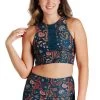 Free Range Sports Bra In Festival Denim -Yoga Democracy 150478 Festival demin front2
