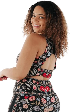 Free Range Sports Bra In Rustica -Yoga Democracy 1504 rustica back removebg