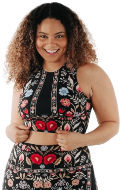 Free Range Sports Bra In Rustica -Yoga Democracy 1504 rustica front removebg