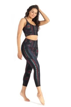 Limitless Sports Bra In Iridescent Snake - Medium Support, A - E Cups 11 Limitless Sports Bra In Iridescent Snake - Medium Support, A - E Cups -Yoga Democracy 1506 P4P SNAKE 2