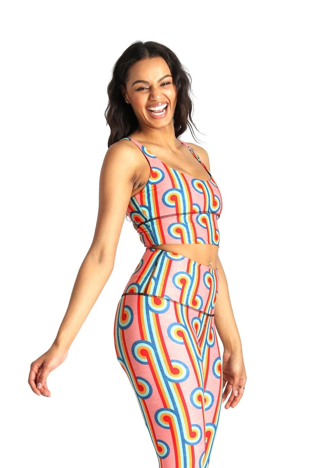 Limitless Sports Bra In Rainbow Chaser - Medium Support, A - E Cups 5 Limitless Sports Bra In Rainbow Chaser - Medium Support, A - E Cups - Image 3