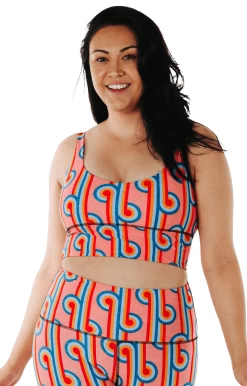 Limitless Sports Bra In Rainbow Chaser - Medium Support, A - E Cups 12 Limitless Sports Bra In Rainbow Chaser - Medium Support, A - E Cups -Yoga Democracy 1506 chaser front removebg