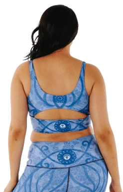 Limitless Sports Bra In Peaceful Warrior - Medium Support, A - E Cups 13 Limitless Sports Bra In Peaceful Warrior - Medium Support, A - E Cups -Yoga Democracy 1506 peaceful back removebg