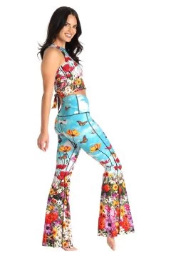 Reversible Knot Top In Flower Bomb 11 Reversible Knot Top In Flower Bomb -Yoga Democracy 1606 FLOWER BOMB 7