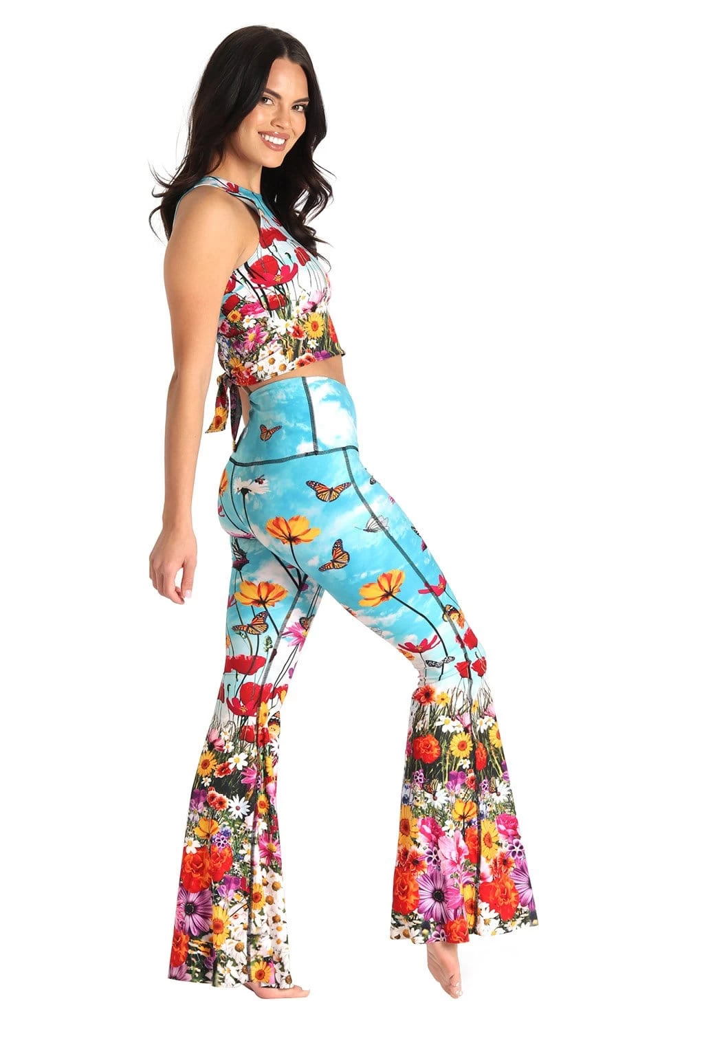 Reversible Knot Top In Flower Bomb 5 Reversible Knot Top In Flower Bomb - Image 3