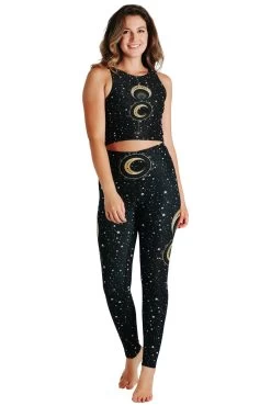 Reversible Knot Top In Fortune Teller -Yoga Democracy 1606155 Fortune Teller Front4