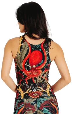 Reversible Knot Top In Coral My Name 13 Reversible Knot Top In Coral My Name -Yoga Democracy 1606 CORAL BACK2