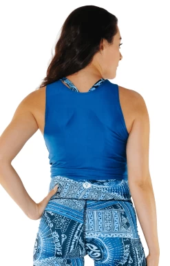 Reversible Knot Top In Cool Cirebon -Yoga Democracy 1606 CoolCirebon back1 removebg