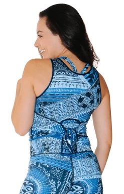 Reversible Knot Top In Cool Cirebon -Yoga Democracy 1606 CoolCirebon back4 removebg