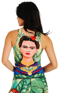Reversible Knot Top In Frida -Yoga Democracy 1606 FRIDA BACK1 removebg