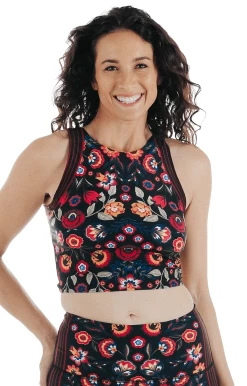 Reversible Knot Top In Folklore -Yoga Democracy 1606 Folklore front2 removebg