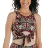 Reversible Knot Top In Fun Gal -Yoga Democracy 1606 FunGal front1 removebg