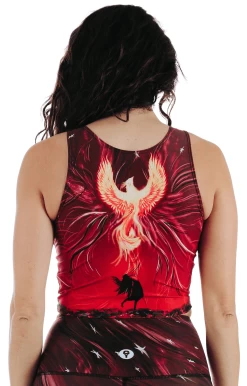 Reversible Knot Top In Phoenix Rising 9 Reversible Knot Top In Phoenix Rising -Yoga Democracy 1606 Phoenix back1 removebg