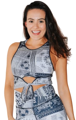 Reversible Knot Top In Sedate Cirebon -Yoga Democracy 1606 SedateCirebon front3 removebg