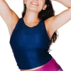Reversible Knot Top In Vibrant Bukhara -Yoga Democracy 1606 VibrantBukhara Front2 removebg