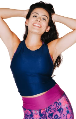 Reversible Knot Top In Vibrant Bukhara