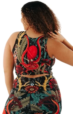 Reversible Knot Top In Coral My Name 19 Reversible Knot Top In Coral My Name -Yoga Democracy 1606 coral back1 removebg