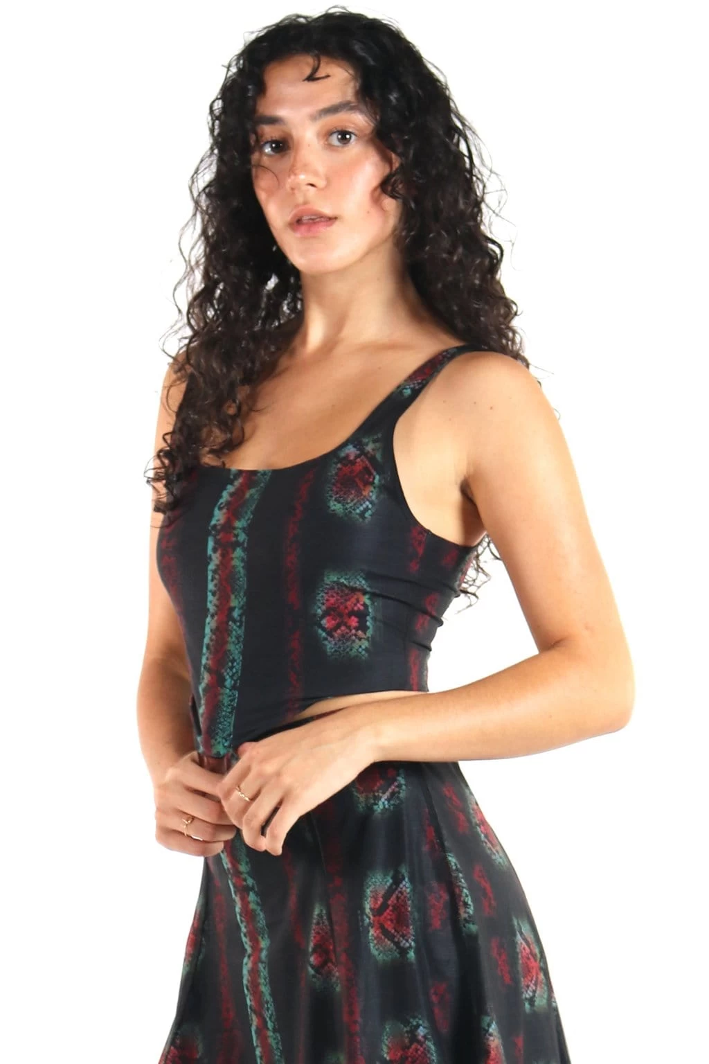 Om Tank In Iridescent Snake 4 Om Tank In Iridescent Snake - Image 2