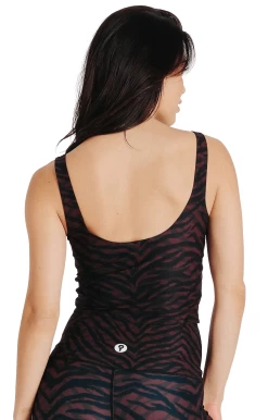 Om Tank In Fierce Feline -Yoga Democracy 1607 FierceFeline back removebg