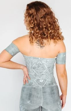 Off The Shoulder Bandeau In Pure Sage 8 Off The Shoulder Bandeau In Pure Sage -Yoga Democracy 1609 PureSage Back