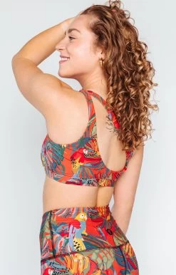 The Maverick Bra In Tropical Paradise -Yoga Democracy 1610 TropicalParadise Left