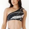 The Maverick Bra In River Rock -Yoga Democracy 1610 stone front
