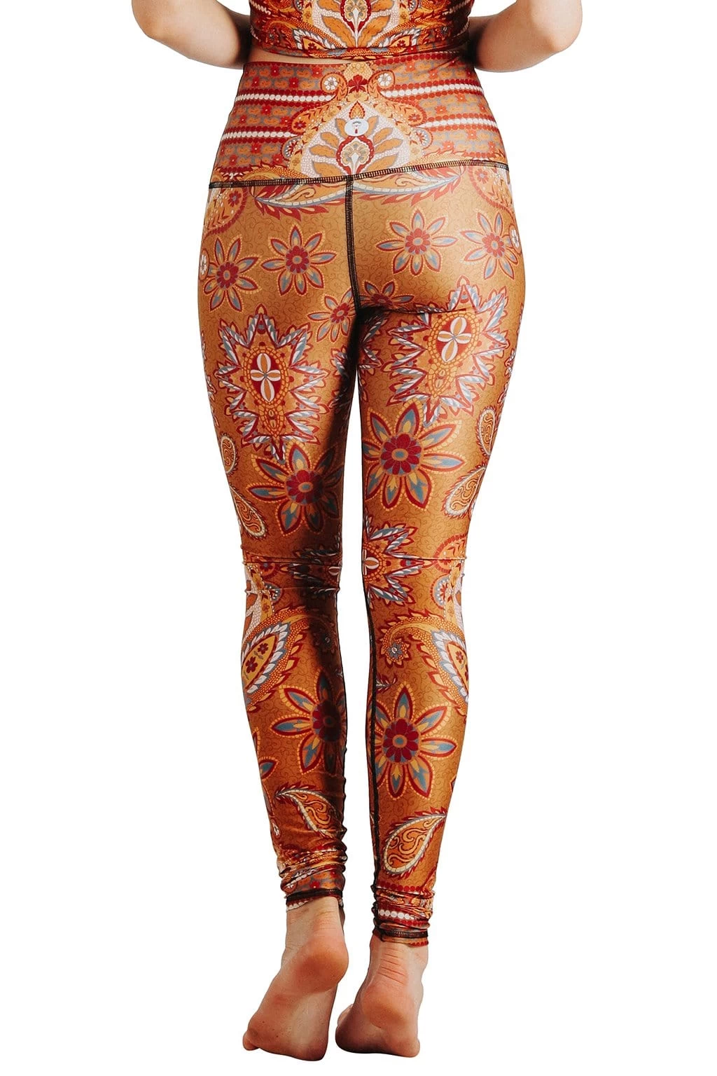 Rad Paisley Printed Yoga Leggings 8 Rad Paisley Printed Yoga Leggings - Image 6