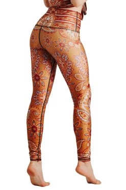 Rad Paisley Printed Yoga Leggings 11 Rad Paisley Printed Yoga Leggings -Yoga Democracy Cropped 1103 back2 radpaisley