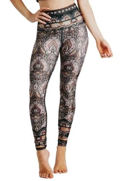 Espresso Yourself Printed Yoga Leggings 11 Espresso Yourself Printed Yoga Leggings -Yoga Democracy Cropped 1103 front2 EspressoYourself