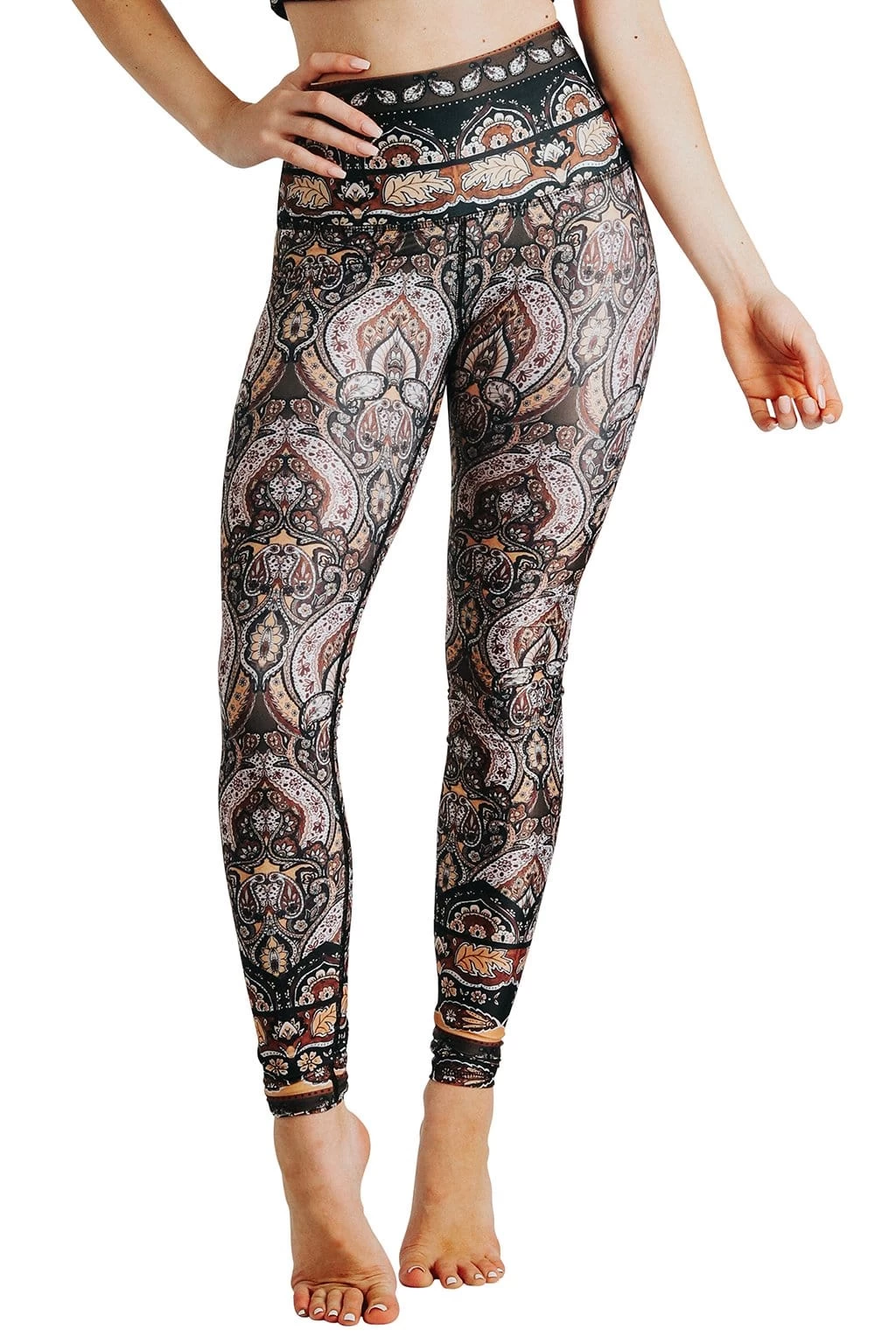 Espresso Yourself Printed Yoga Leggings 5 Espresso Yourself Printed Yoga Leggings - Image 3