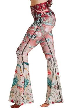 New Products 21 Pretty In Pink Printed Bell Bottoms