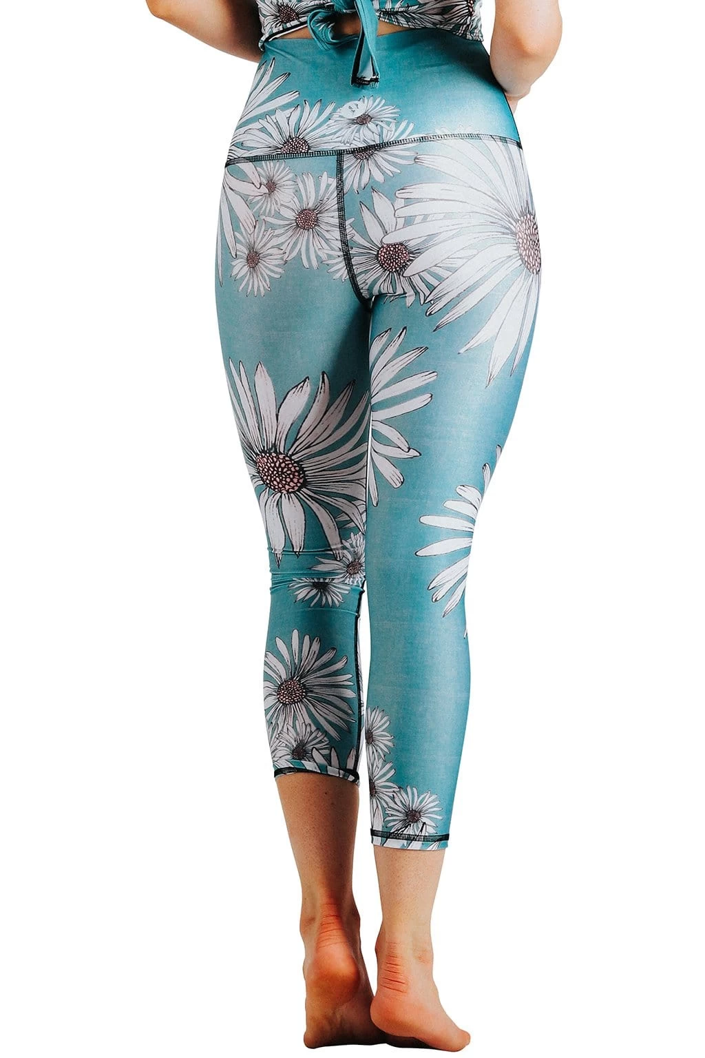 Flower Child Printed Yoga Crops 6 Flower Child Printed Yoga Crops - Image 4