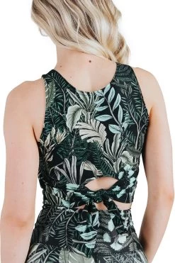 Reversible Knot Top In Rawr Talent -Yoga Democracy Cropped 1606KT back3 rawrtalent