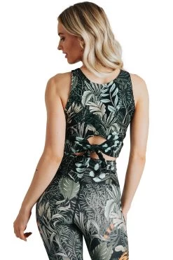 Reversible Knot Top In Rawr Talent -Yoga Democracy Cropped 1606KT back4 rawrtalent