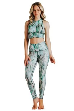 Don't Be A Prick Printed Yoga Legging -Yoga Democracy Dontbeaprick 1103 frontfb1